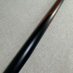 One-Piece Black Ebony Snooker Cue - 10.4mm Tip 17.6oz
