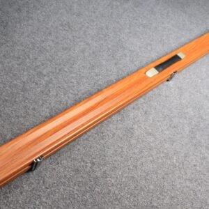 Slim Aluminium One-Piece Cue Case with Flocked Interior