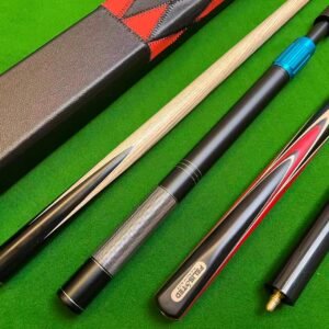 58-Inch 3/4 Jointed Ash Snooker Cue Set with Case