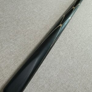 One-Piece Black Ebony Snooker Cue - 10.0mm Tip 17.3oz
