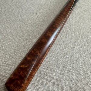 3/4 Jointed Black Ebony Snooker Cue - 10.2mm Tip 18.1oz
