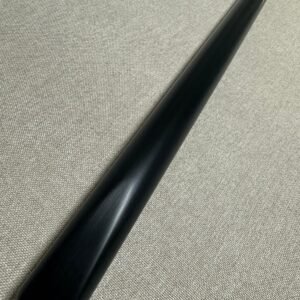 One-Piece Black Ebony Snooker Cue - 9.2mm Tip 17.5oz